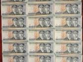 10 litų banknotai 2007m, 20 vnt