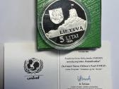 1998 m. 5 Litai - Vaikutis - Unicef- - nuotraukos Nr. 2