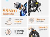 Sulankstomas elektrinis dviratis Engwe Ep-2 Boost - nuotraukos Nr. 17