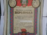 Diplomai, garbės raštai 1949-83m.