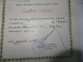Diplomai, garbės raštai 1949-83m. - nuotraukos Nr. 14