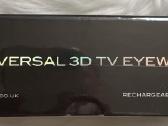 3d3 A1112 Universalūs 3D TV akiniai visiškai nauji - nuotraukos Nr. 2