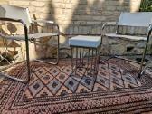Vintažinis mid century Bauhaus st. pufas - nuotraukos Nr. 6
