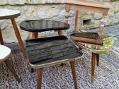 Vintažiniai mid century interjeriniai staliukai - nuotraukos Nr. 2