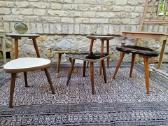 Vintažiniai mid century interjeriniai staliukai - nuotraukos Nr. 5
