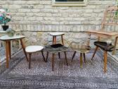 Vintažiniai mid century interjeriniai staliukai - nuotraukos Nr. 7