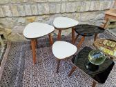 Vintažiniai mid century interjeriniai staliukai - nuotraukos Nr. 8