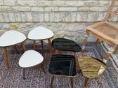 Vintažiniai mid century interjeriniai staliukai - nuotraukos Nr. 25