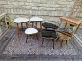 Vintažiniai mid century interjeriniai staliukai - nuotraukos Nr. 26