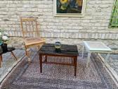 Vintažinis mid century tikmedžio kavos staliukas - nuotraukos Nr. 19
