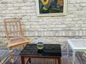 Vintažinis mid century tikmedžio kavos staliukas - nuotraukos Nr. 20