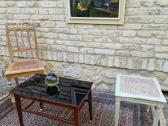 Vintažinis mid century tikmedžio kavos staliukas - nuotraukos Nr. 24