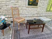 Vintažinis mid century tikmedžio kavos staliukas - nuotraukos Nr. 25