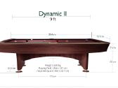Biliardo, pulo stalas Dynamic 2 Profesionalus
