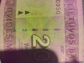 20 litų banknotas 2007 m. su spaustuvės klaida