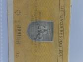 10 ct talonų banknotas su klaida - nuotraukos Nr. 2