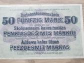 1918 Vokietija Ost Lietuva Lenkija 50 Mark - nuotraukos Nr. 2