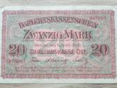 1918 Vokietija Ost Lietuva Lenkija 20 Mark