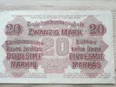 1918 Vokietija Ost Lietuva Lenkija 20 Mark - nuotraukos Nr. 2