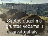 Smėlis, žvyras, skalda, žvirdždas, juodžemis
