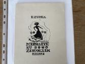 Mergaitė su žibuoklėm 1938 m.