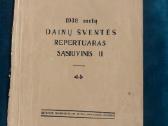 1938m.,dainų šventės repertuaras"