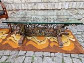Antikvarinis Sicilijos tautodailės kavos staliukas - nuotraukos Nr. 18
