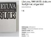 Knyga, Lietuva, 1991.01.13: dokumentai,