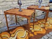 Vintažiniai šilkmedžio konsoliniai staliukai - nuotraukos Nr. 10