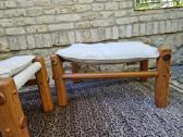 Vintažiniai skandinaviški pufai - nuotraukos Nr. 7