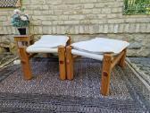 Vintažiniai skandinaviški pufai - nuotraukos Nr. 25