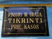 Sovietmečio laikų stiklinė lentelė - nuotraukos Nr. 4