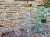 Vintažinės poliakrilo/stiklo CD lentynos - nuotraukos Nr. 37