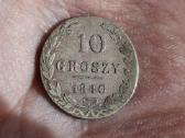 Lenkija 10 grošų 1840 sidabras