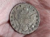 Rusija Polupoltinikas 1789 sidabras