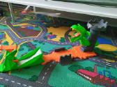 Monster Jam 1:64 žaidimų komplektas Dueling Dragon