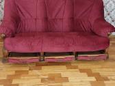 Ąžuolinė trivietė sofa. - nuotraukos Nr. 7