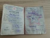 Karinis bilietas 1939-1946 Smolensk art. seržantas