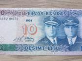 1993 metų 10 litų Aunc stovio