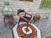 Vintažinė mid century tikmedžio kėdė - nuotraukos Nr. 7