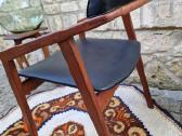 Vintažinė mid century tikmedžio kėdė - nuotraukos Nr. 18