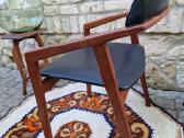 Vintažinė mid century tikmedžio kėdė - nuotraukos Nr. 23