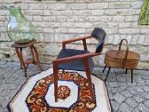 Vintažinė mid century tikmedžio kėdė - nuotraukos Nr. 26
