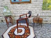 Vintažinė mid century tikmedžio kėdė - nuotraukos Nr. 28