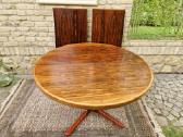 Vintažinis mid century palisandro valgomojo stalas
