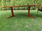 Vintažinis mid century palisandro valgomojo stalas - nuotraukos Nr. 11