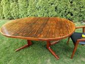 Vintažinis mid century palisandro valgomojo stalas - nuotraukos Nr. 13