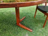 Vintažinis mid century palisandro valgomojo stalas - nuotraukos Nr. 22