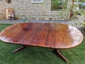Vintažinis mid century palisandro valgomojo stalas - nuotraukos Nr. 2