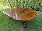 Vintažinis mid century palisandro valgomojo stalas - nuotraukos Nr. 23